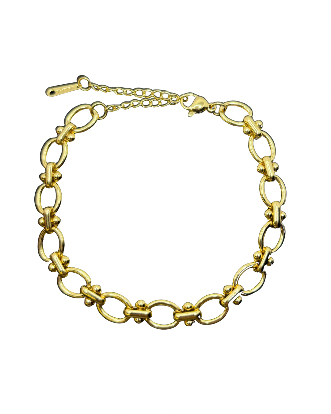 Oval link bracelet