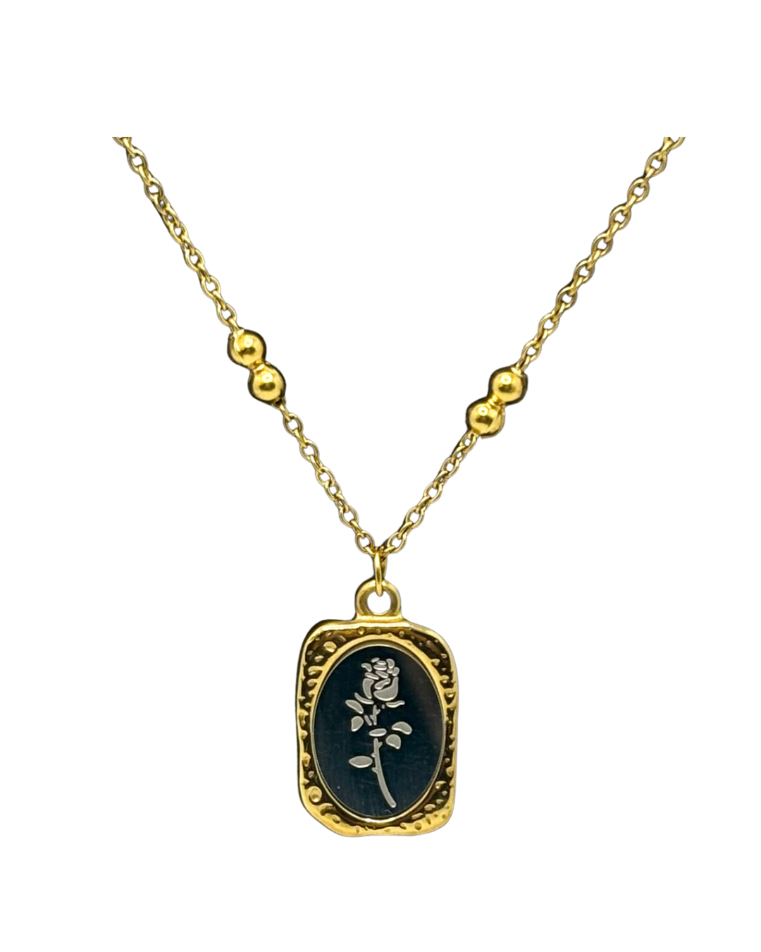 reflecting mystical rose necklace