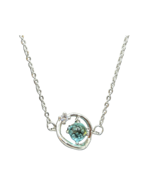Blue moon necklace