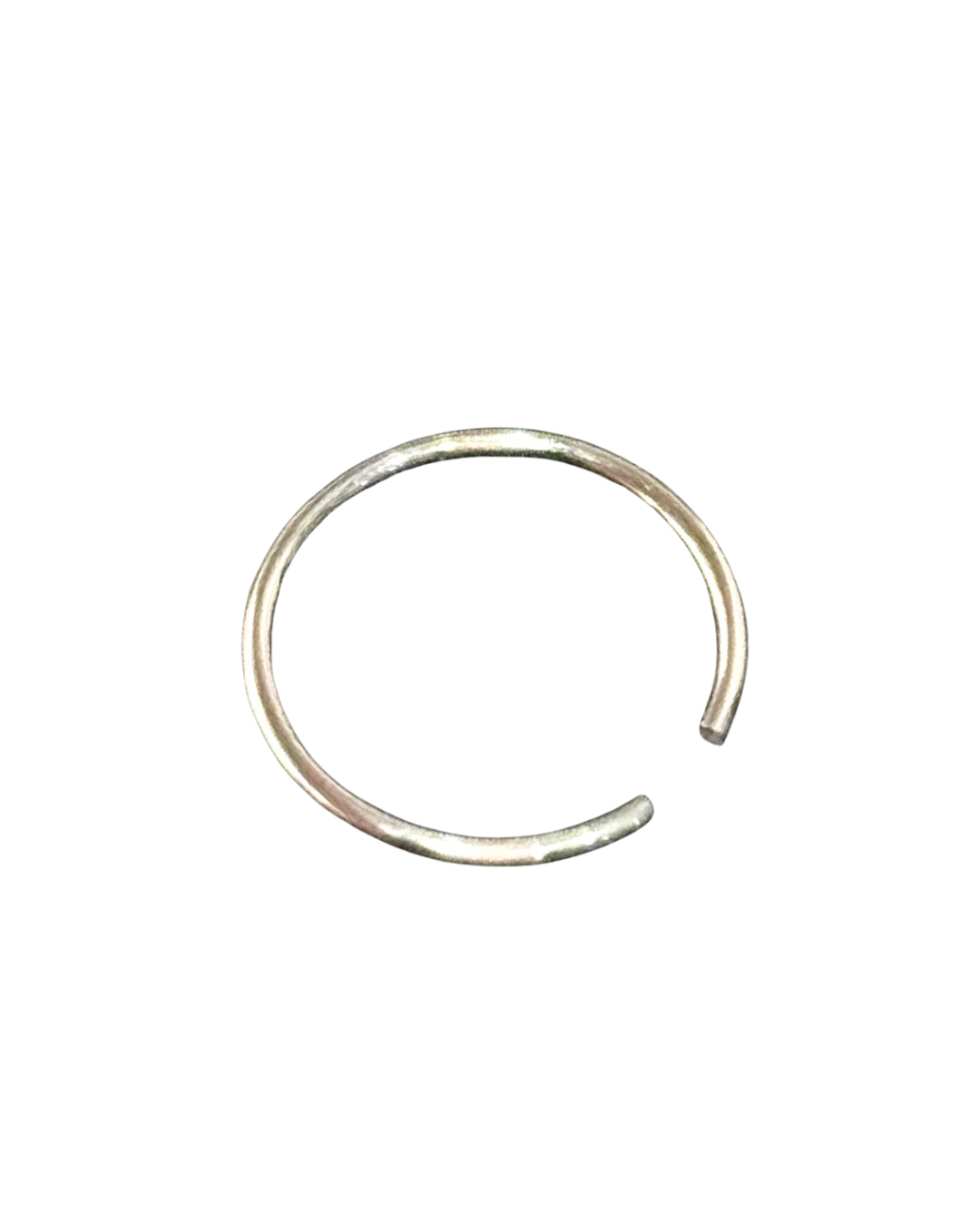 Silver surgical nose ring