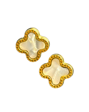 White clover studs