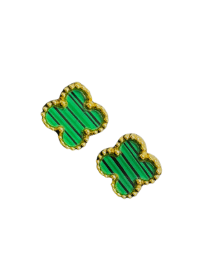 Luxe emerald vancleef studs