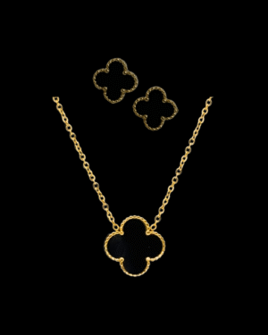 Luxe black vancleef set